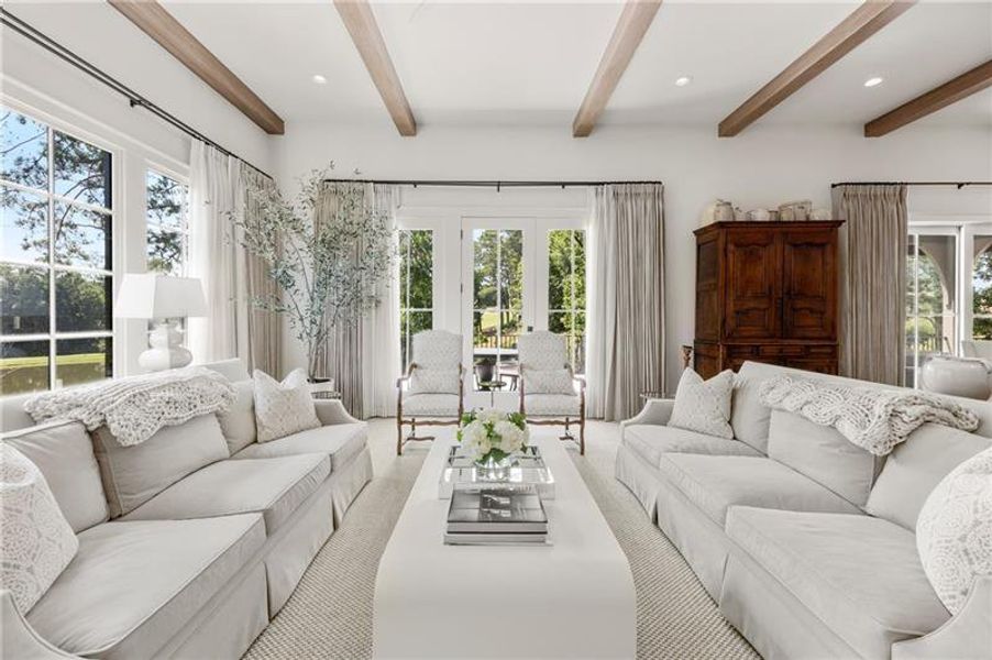 Furnished interior view inside a new home in , Alpharetta (Image 36).