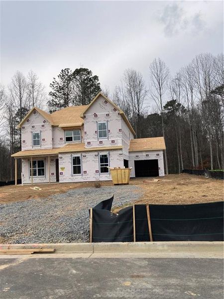 In-progress construction of a new home in Oak Valley Estates, Marietta, GA (Image 30).