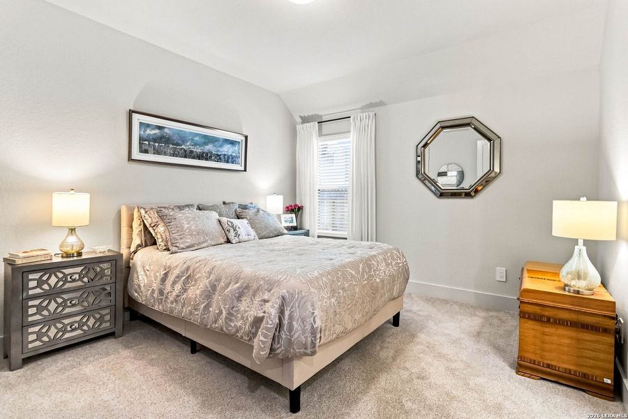 Furnished interior view inside a new home in Ventana - 60', Bulverde (Image 29).