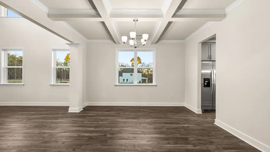 Representative unfurnished interior of a home built from the Jean Lee by D.R. Horton in Heritage Pointe, Senoia (Image 30).