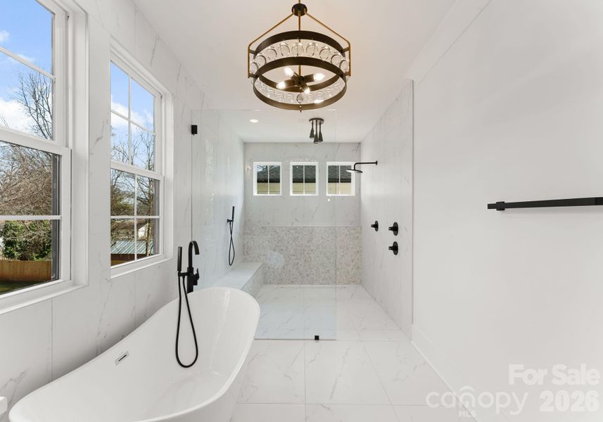 Furnished interior view inside a new home in , Charlotte (Image 13).