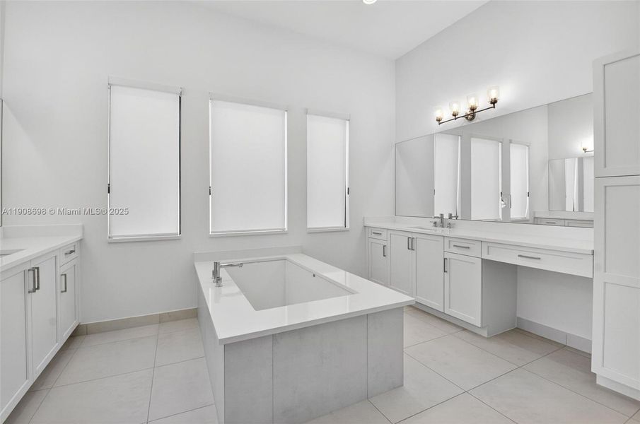 Furnished interior view inside a new home in , Boynton Beach (Image 10).