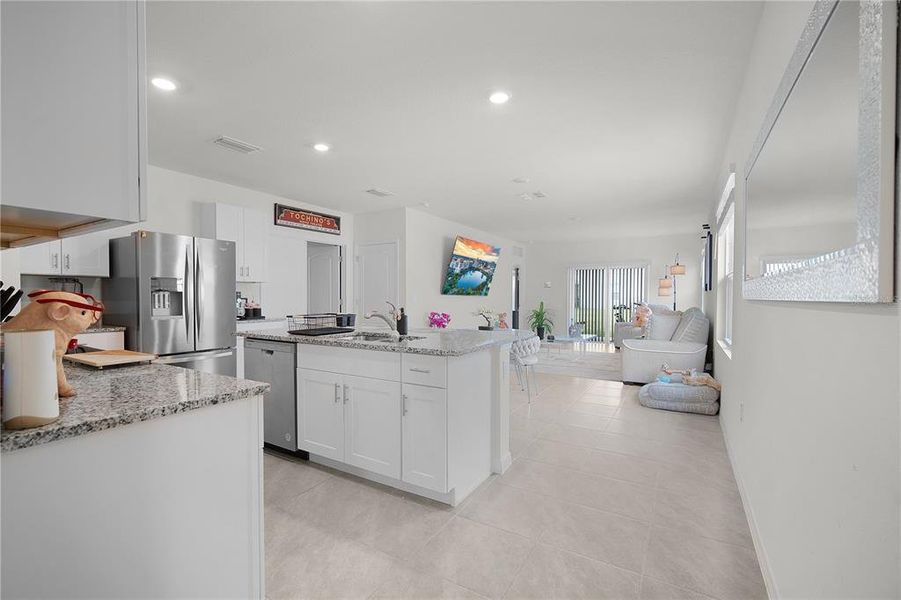 Furnished interior view inside a new home in Kindred, Kissimmee (Image 19).