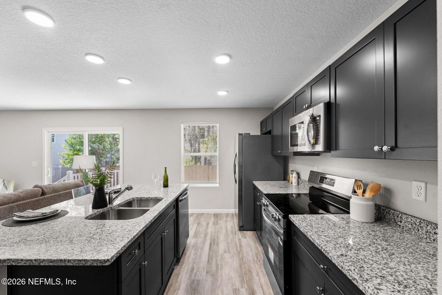 Furnished interior view inside a new home in , Jacksonville (Image 7).