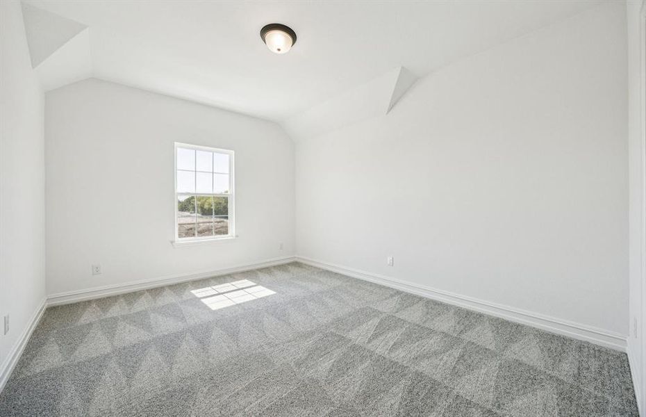 Spacious secondary bedroom with large window Spacious secondary bedroom with large window