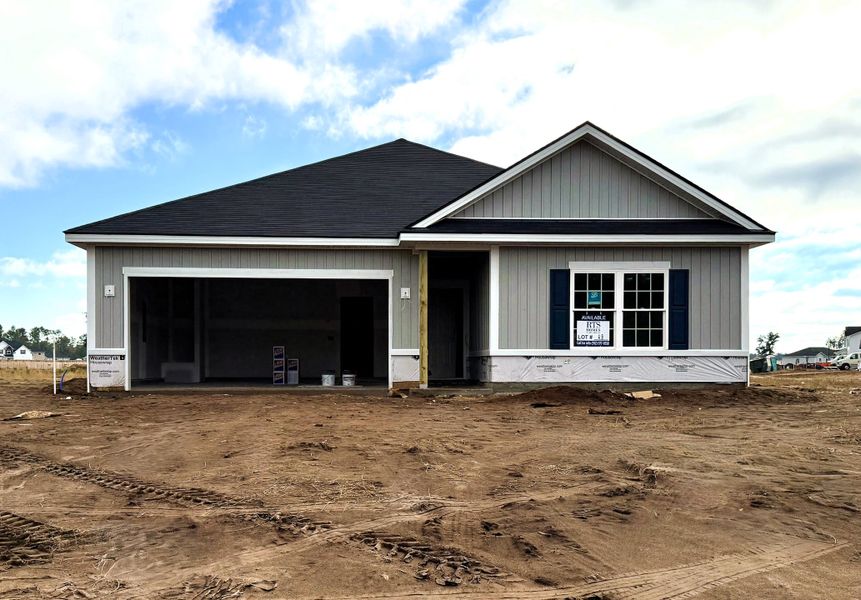 In-progress construction of a new home in The Village at Sassafras, Allenhurst, GA (Image 4).