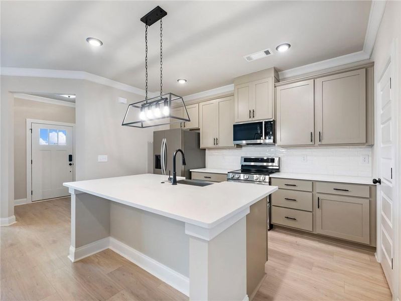 Furnished interior view inside a new home in Apalachee Overlook, Winder (Image 7).