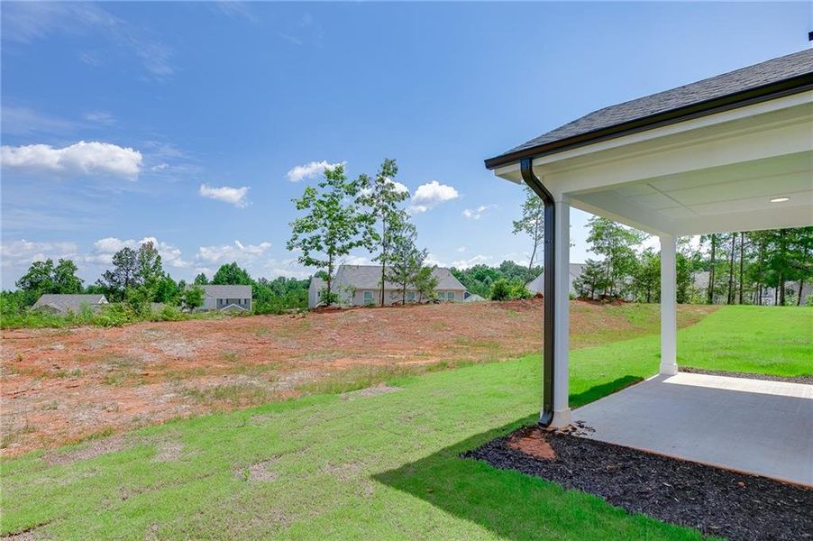 Exterior details and patio area of a home in , Toccoa (Image 26). Exterior details and patio area of a home in , Toccoa (Image 26).