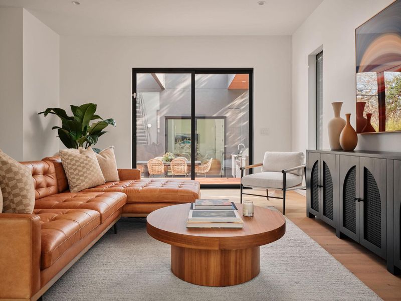 Furnished interior view inside a new home in , Austin (Image 10).