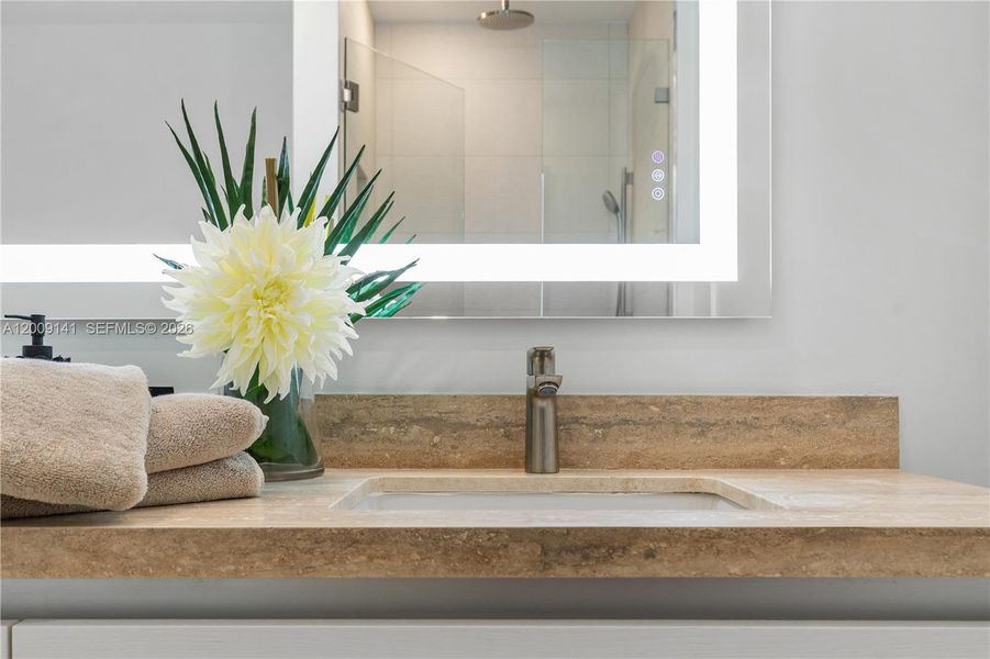 Close-up of interior finishes inside a home in , Miami (Image 18).