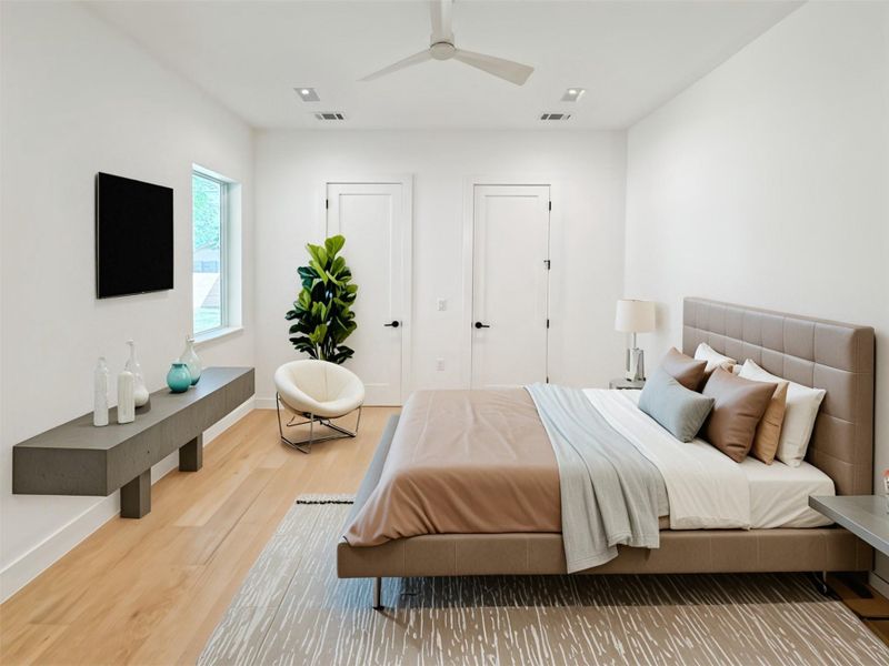 Furnished interior view inside a new home in , Austin (Image 10).