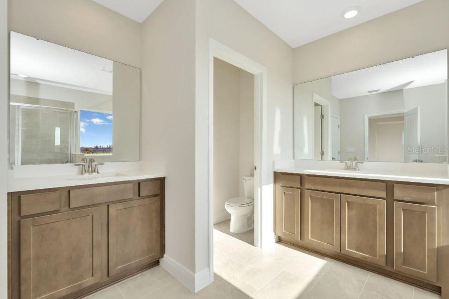Furnished interior view inside a new home in Mangrove Manor, Apollo Beach (Image 8).
