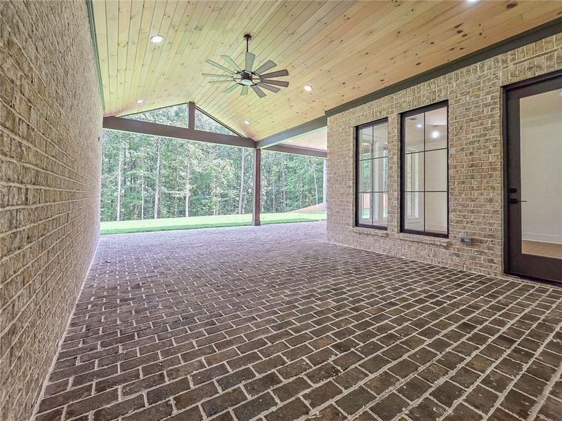 Exterior details and patio area of a home in , Winder (Image 3).