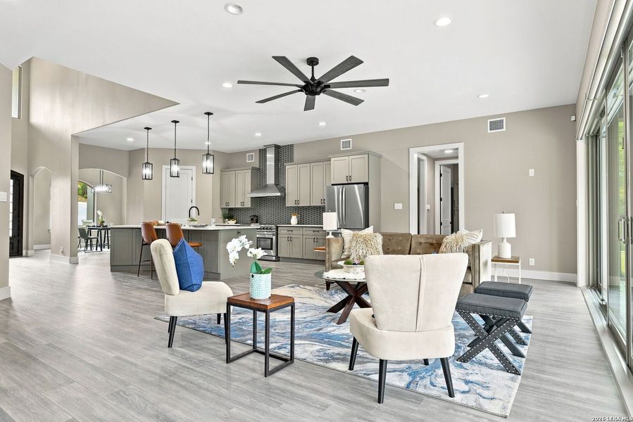 Furnished interior view inside a new home in , San Antonio (Image 9).
