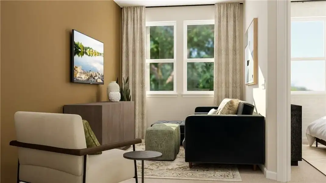 Furnished interior view inside a new home in Forrest Crossing, Woodstock (Image 14).