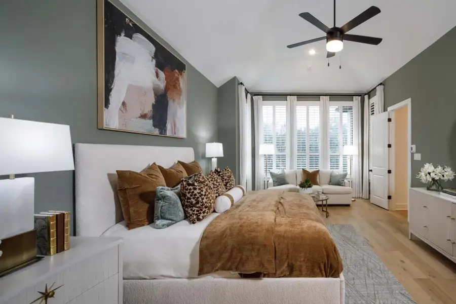 Representative Primary Bedroom - some options shown