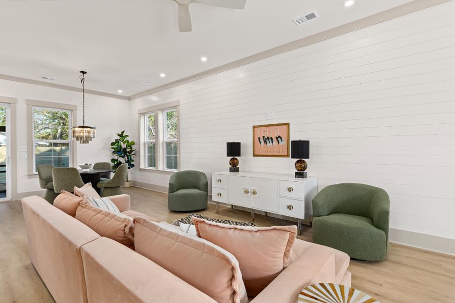 Furnished interior view inside a new home in , Charleston (Image 5). Furnished interior view inside a new home in , Charleston (Image 5).