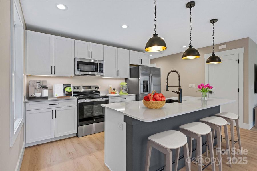 Furnished interior view inside a new home in , Asheville (Image 14).