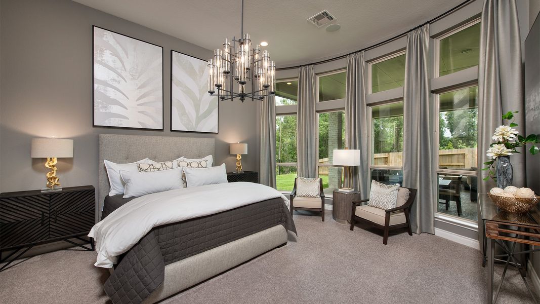 Furnished interior view inside a new home in Jordan Ranch, Fulshear (Image 10).