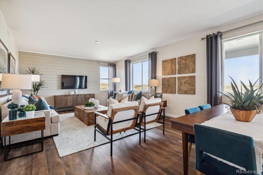 Furnished interior view inside a new home in Spring Valley Ranch, Elizabeth (Image 24).