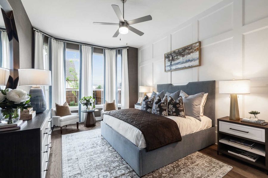 Representative Primary Bedroom - some options shown Representative Primary Bedroom - some options shown