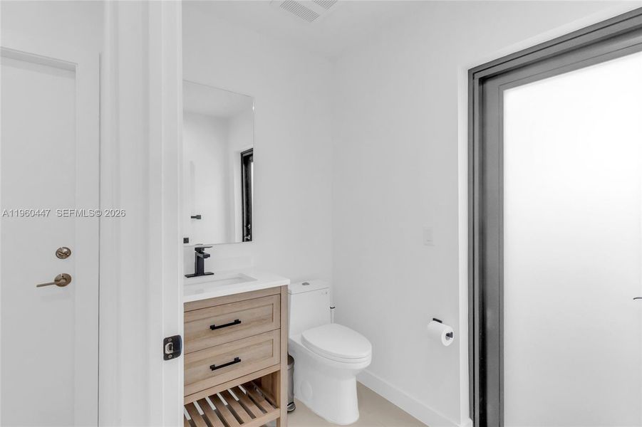 Furnished interior view inside a new home in , Miami (Image 16).