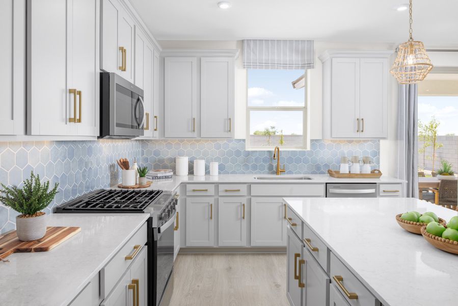 Representative furnished interior of a home built from the Pantano by Beazer Homes in Montana Vista - Highland, Buckeye (Image 14).
