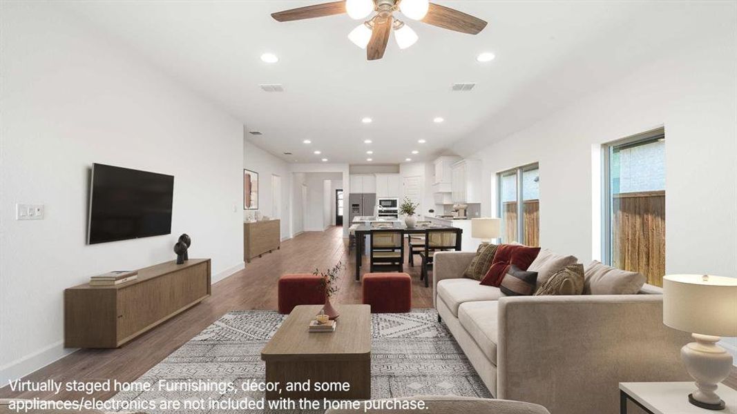 Furnished interior view inside a new home in Devonshire, Forney (Image 12).