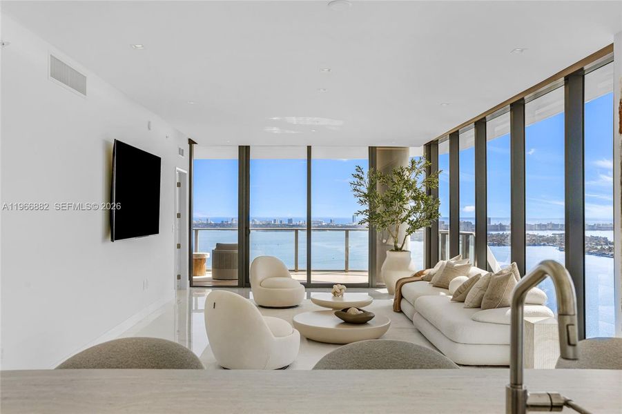 Furnished interior view inside a new home in , Miami (Image 60). Furnished interior view inside a new home in , Miami (Image 60).