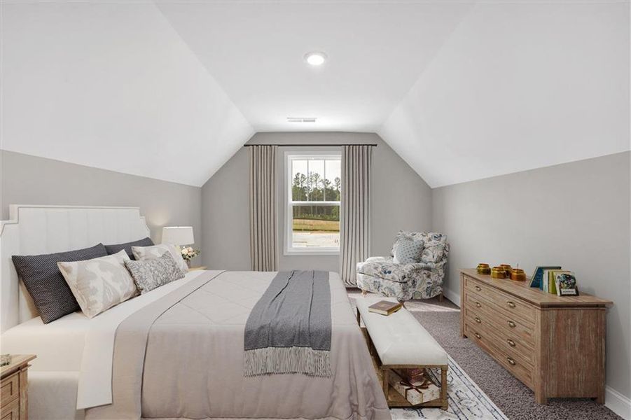 Furnished interior view inside a new home in Heritage Pointe at The Georgian, Villa Rica (Image 28).