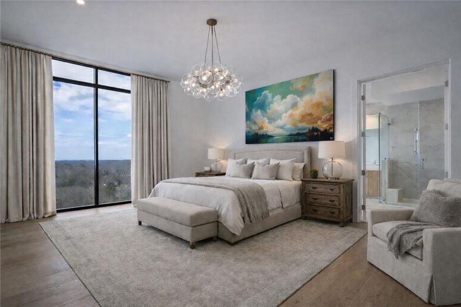 Furnished interior view inside a new home in The Dillon Buckhead, Atlanta (Image 18).