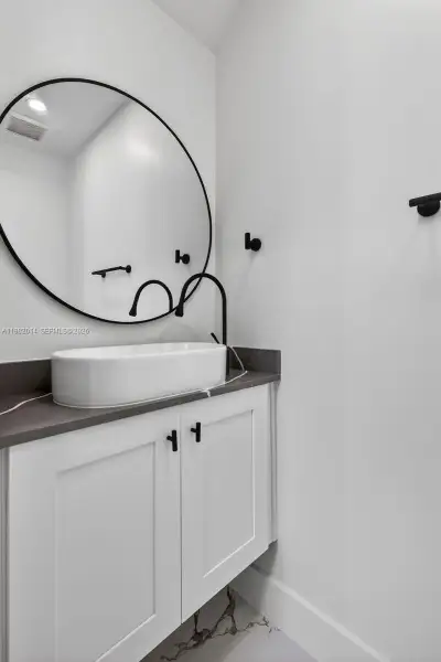 Furnished interior view inside a new home in , Miami (Image 10).