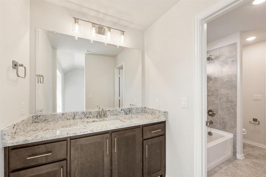 Furnished interior view inside a new home in Liberty, Melissa (Image 9). Furnished interior view inside a new home in Liberty, Melissa (Image 9).