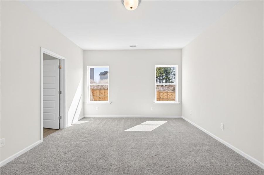 Spacious, unfurnished interior of a new home in Fuller Station, Loganville (Image 22). Spacious, unfurnished interior of a new home in Fuller Station, Loganville (Image 22).