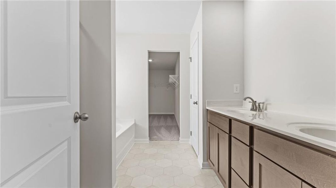 Furnished interior view inside a new home in The Reserve at Willow Oaks, Canton (Image 4).