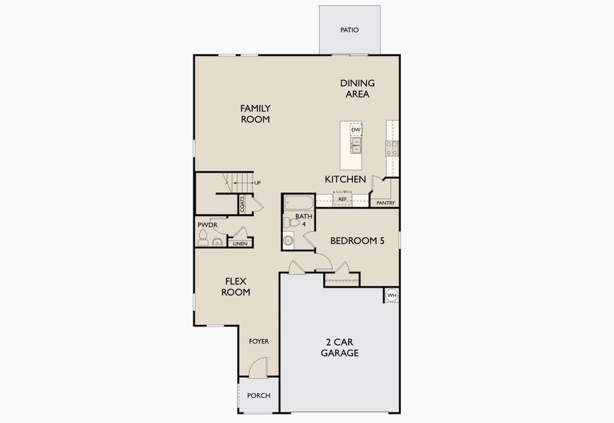 2D floor plan layout for the Eclipse by Starlight Homes in Trails at Culebra, San Antonio, TX (Image 2). 2D floor plan layout for the Eclipse by Starlight Homes in Trails at Culebra, San Antonio, TX (Image 2).