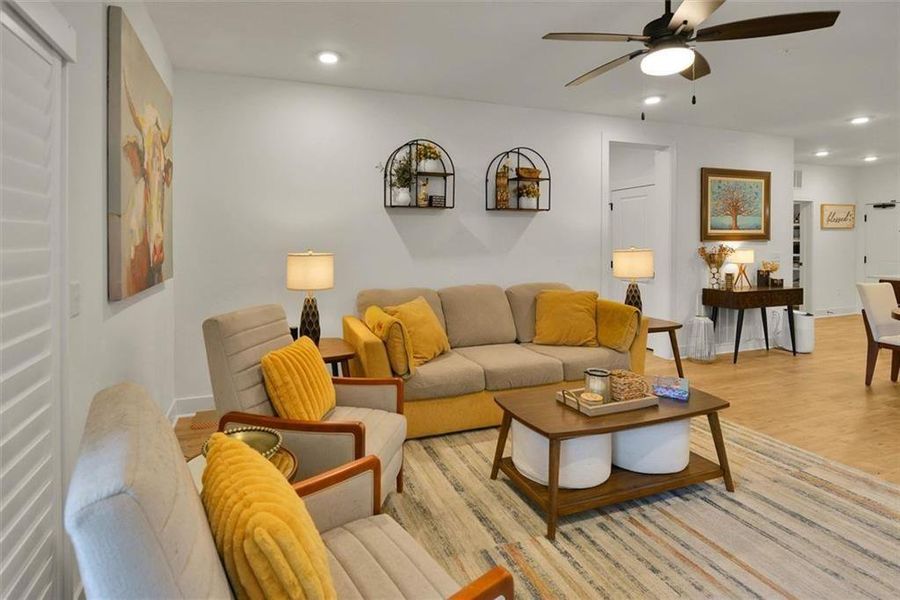 Furnished interior view inside a new home in , Cumming (Image 27).