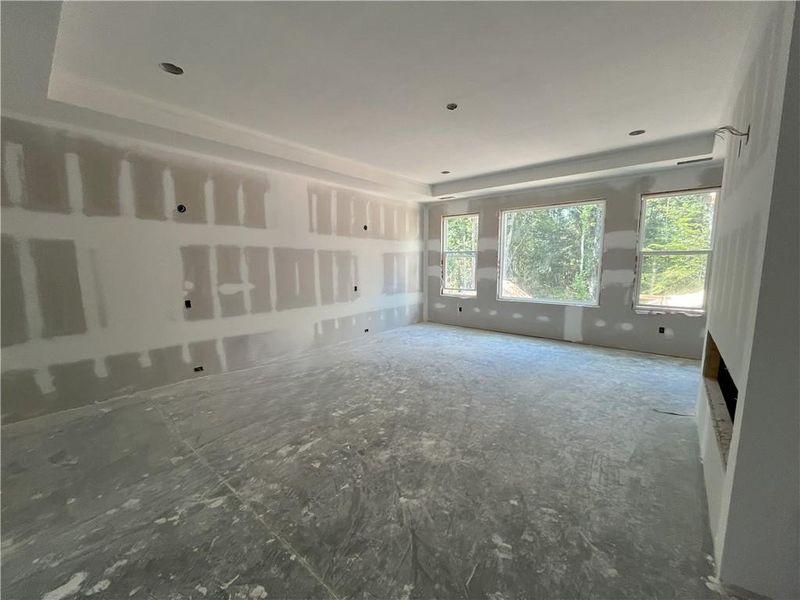 In-progress construction of a new home in , Sugar Hill, GA (Image 8).