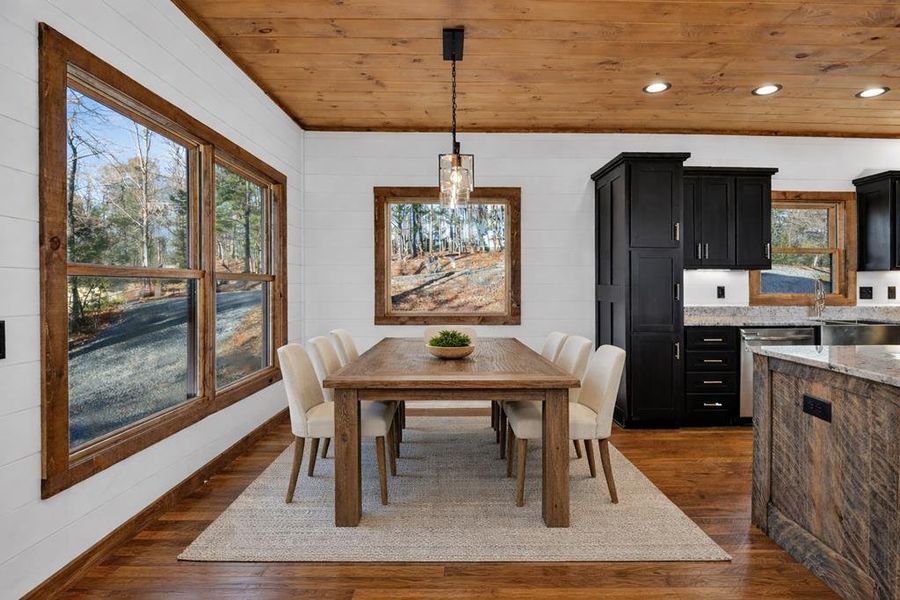 Furnished interior view inside a new home in , Ellijay (Image 5).