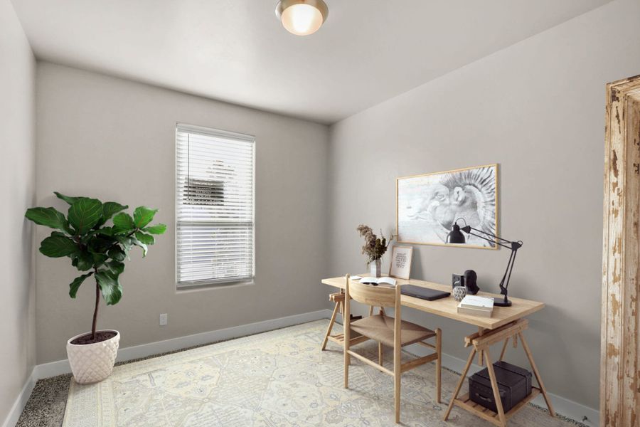 Representative furnished interior of a home built from the Journey by View Homes in The View at Desert Springs | Thoughtful Collection, El Paso (Image 6).