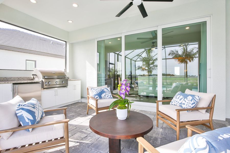 Representative furnished interior of a home built from the Artistry by Neal Communities in Palm Grove, Bradenton (Image 8).
