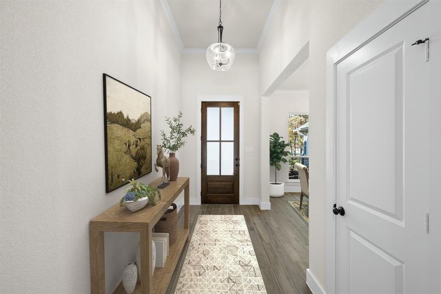 Furnished interior view inside a new home in Arbor Hills, Poolville (Image 6). Furnished interior view inside a new home in Arbor Hills, Poolville (Image 6).