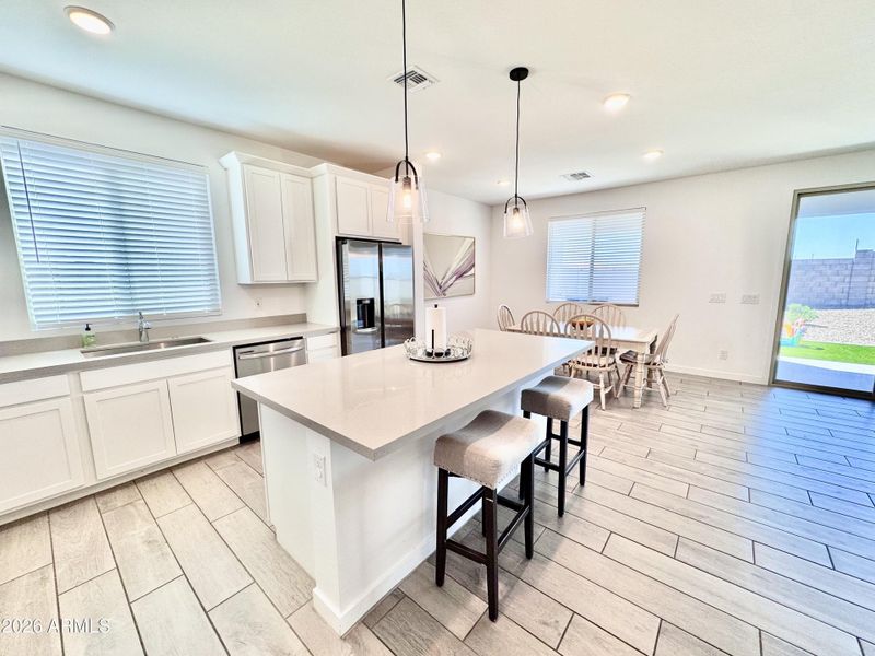 Island With Patio View