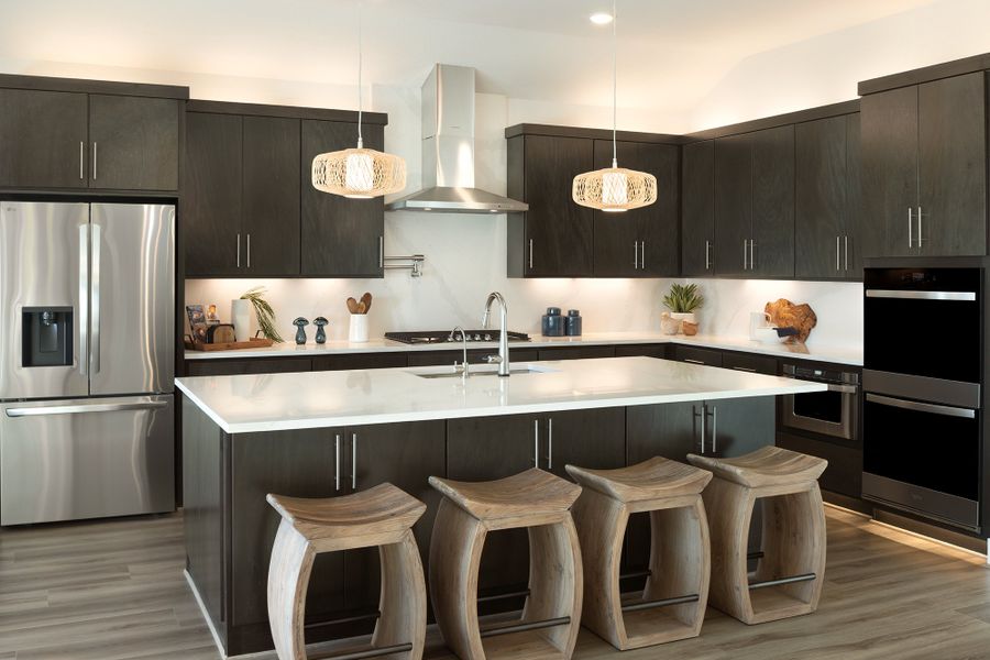 Representative furnished interior of a home built from the Franklin by Scott Felder Homes in Prominence, San Antonio (Image 5). Representative furnished interior of a home built from the Franklin by Scott Felder Homes in Prominence, San Antonio (Image 5).