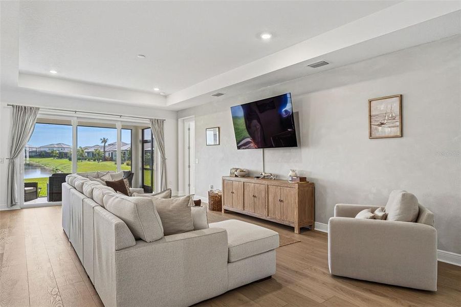 Furnished interior view inside a new home in Sweetwater at Lakewood Ranch, Bradenton (Image 11).