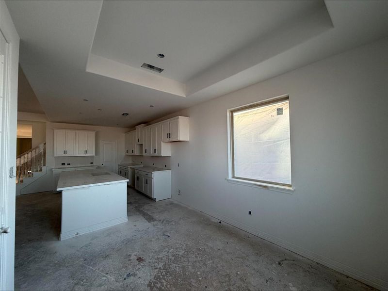 Actual progress of your home.