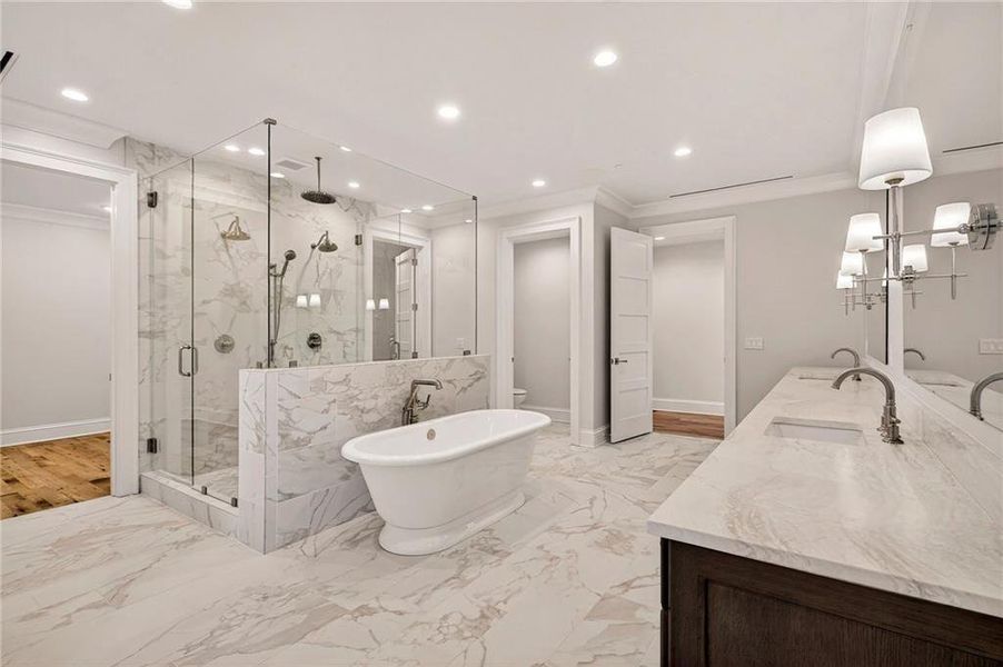 Furnished interior view inside a new home in , Savannah (Image 8).