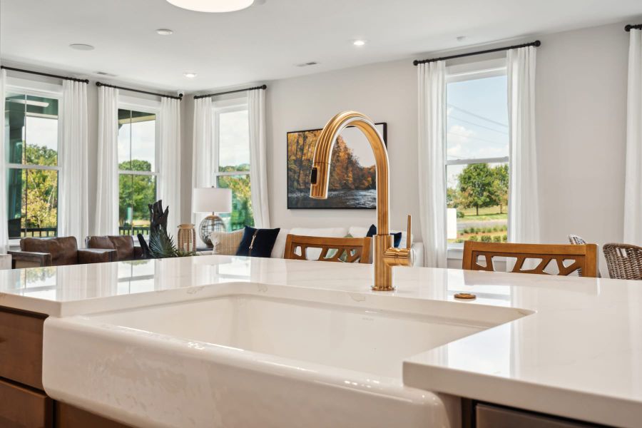 Representative furnished interior of a home built from the Torrence by Tri Pointe Homes in Seven Oaks, Belmont (Image 12).