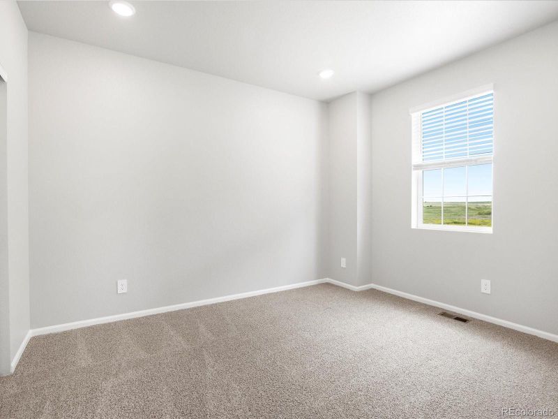 Spacious, unfurnished interior of a new home in Buffalo Highlands: The Canyon Collection, Commerce City (Image 24). Spacious, unfurnished interior of a new home in Buffalo Highlands: The Canyon Collection, Commerce City (Image 24).