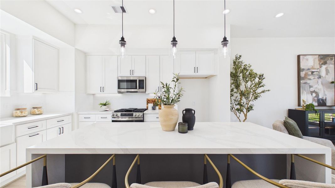Furnished interior view inside a new home in , Houston (Image 33).